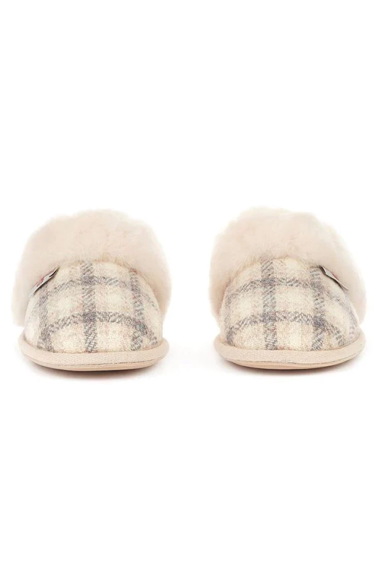 An image of the Bedroom Athletics Kate Harris Tweed Mule Slippers