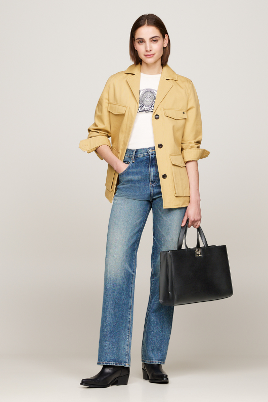 An image of the Tommy Hilfiger TH Monogram Removable Strap Satchel
