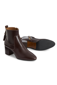 An image of the Fairfax & Favor Fairfax & Favor Uppingham Ankle Boot Mahogany Leather