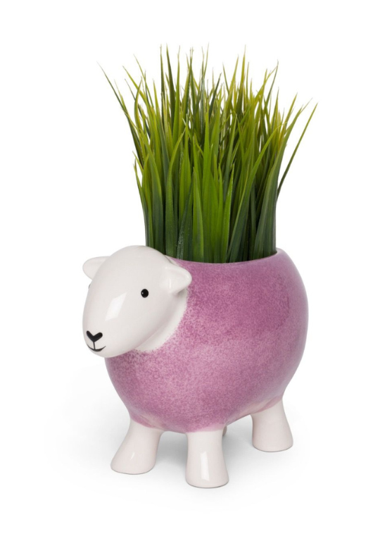 The Herdy Company Sheep Planter in Pink.