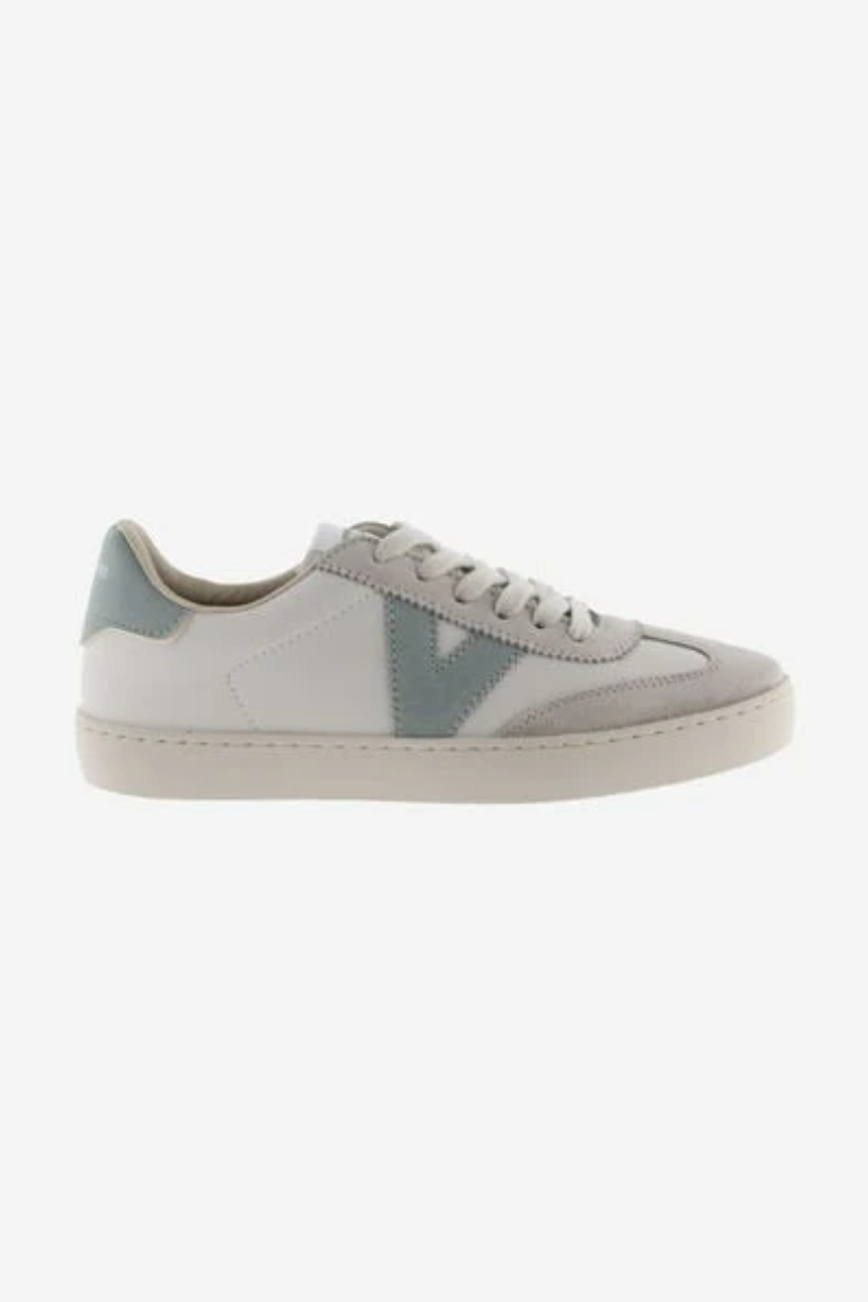 An image of the Victoria Berlin Faux Leather & Suede Cyclist Trainer