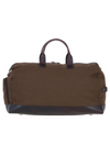 An image of the Ashwood Leather Canvas Leather Holdall Bag