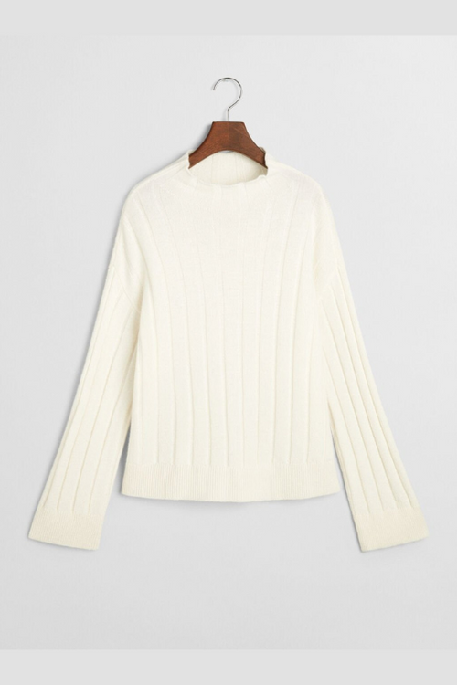 An image of the Gant Wool Stand Collar Jumper