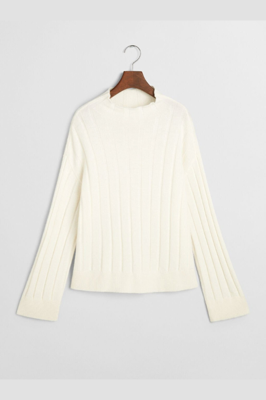 An image of the Gant Wool Stand Collar Jumper