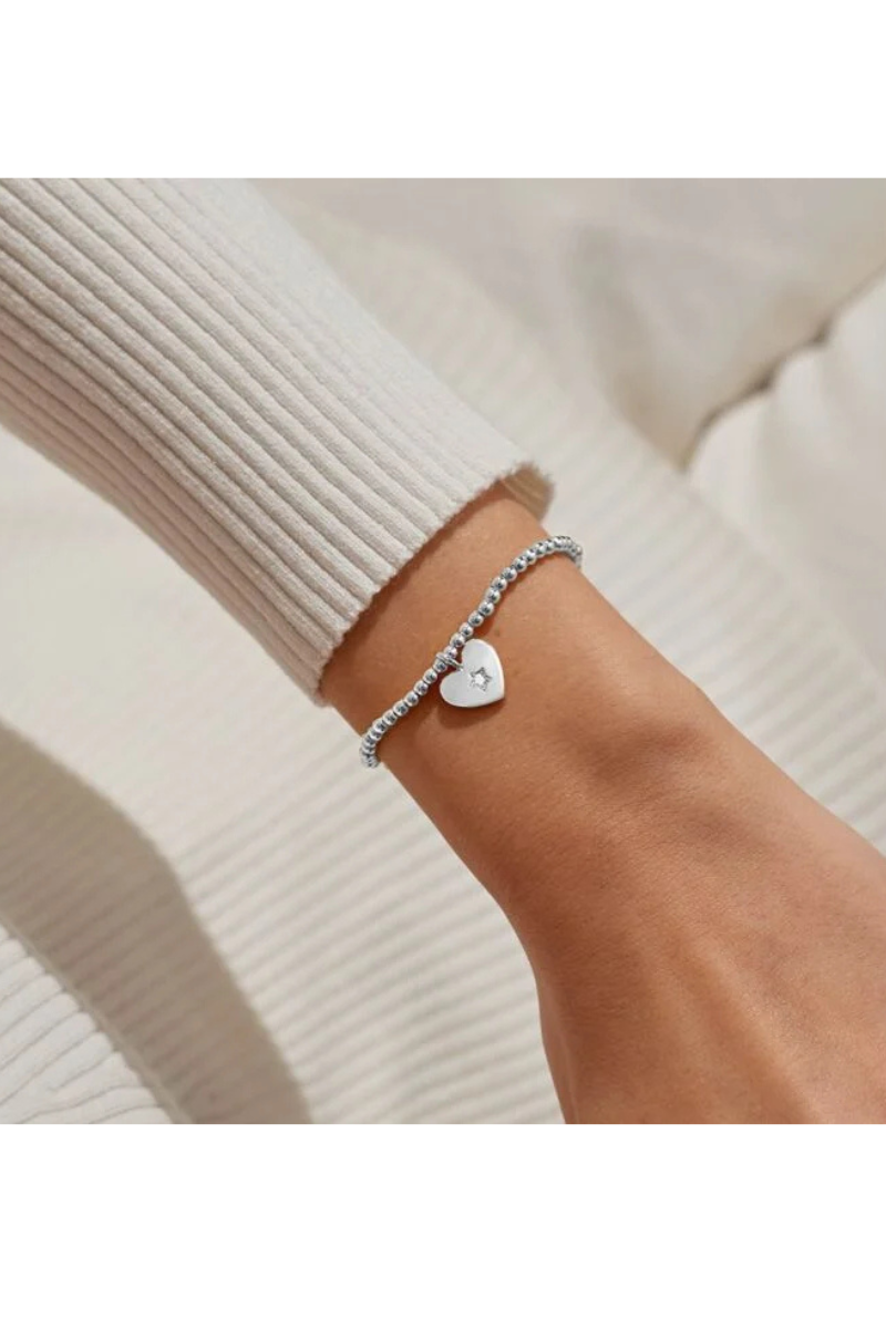 An image of the Joma Jewellery Christmas A Little Peace, Love and Joy Bracelet