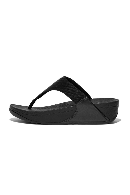 An image of the Fitflop Lulu Shimmerlux Toe-Post Sandals