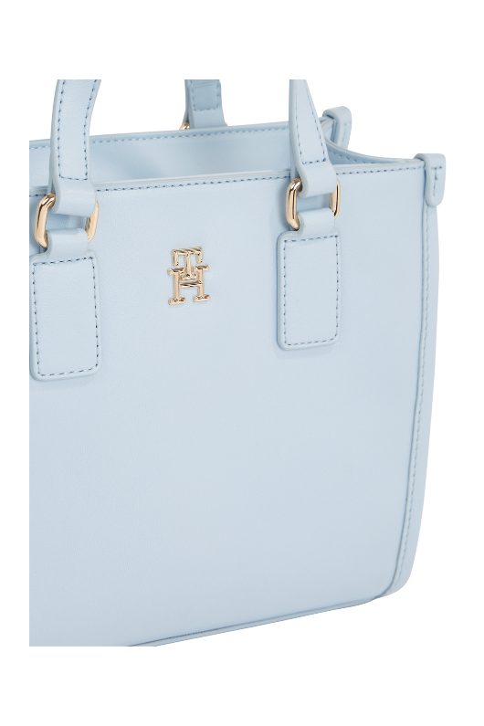 An image of the Tommy Hilfiger Hilfiger Monotype Webbing Strap Small Tote