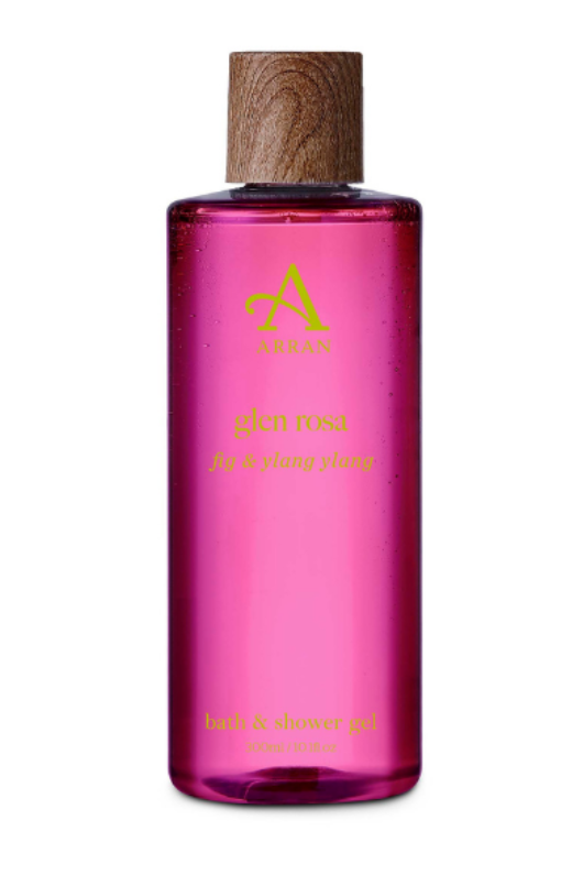 An image of the ARRAN Sense of Scotland Glen Rosa Fig & Ylang Ylang Bath & Shower Gel.