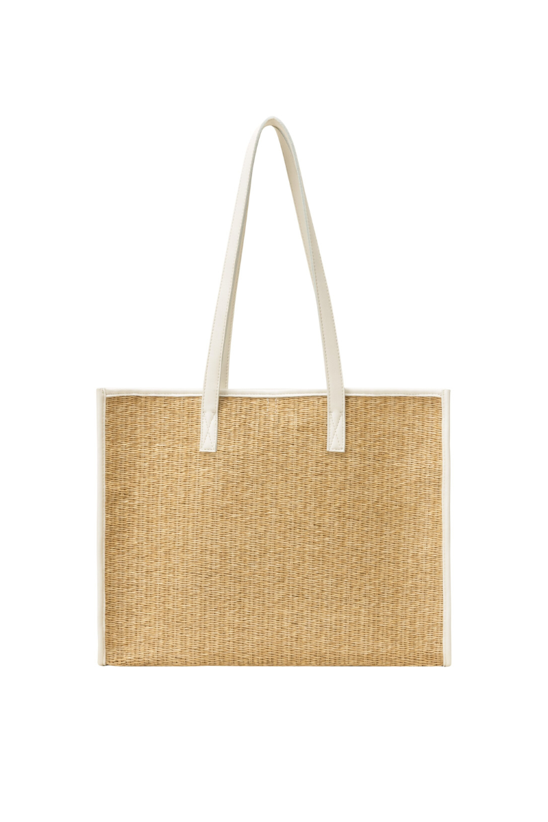 An image of the Every Other Straw Box Tote Bag