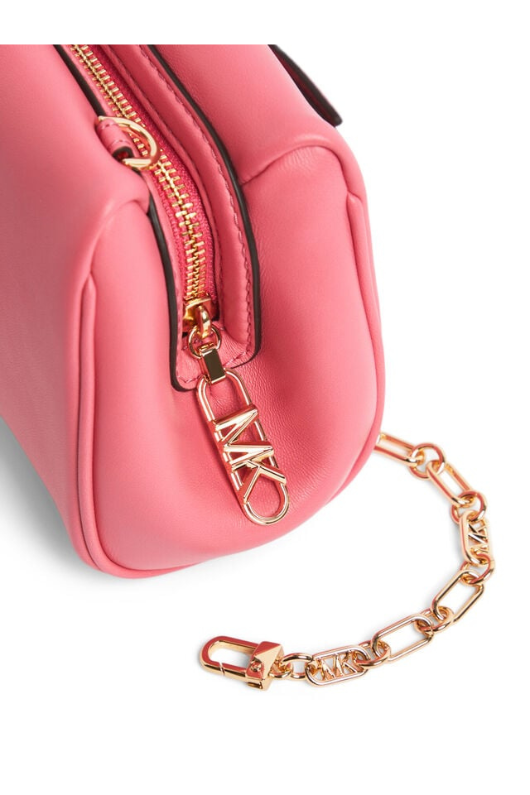 An image of the Michael Kors Leather Verona Crossbody Bag in the colour Camila Rose.