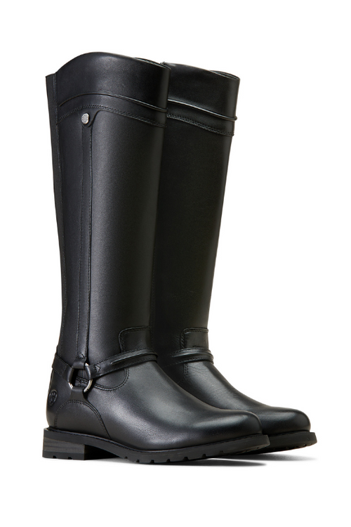 An image of the Ariat Scarlet Waterproof Boots in the colour Black.