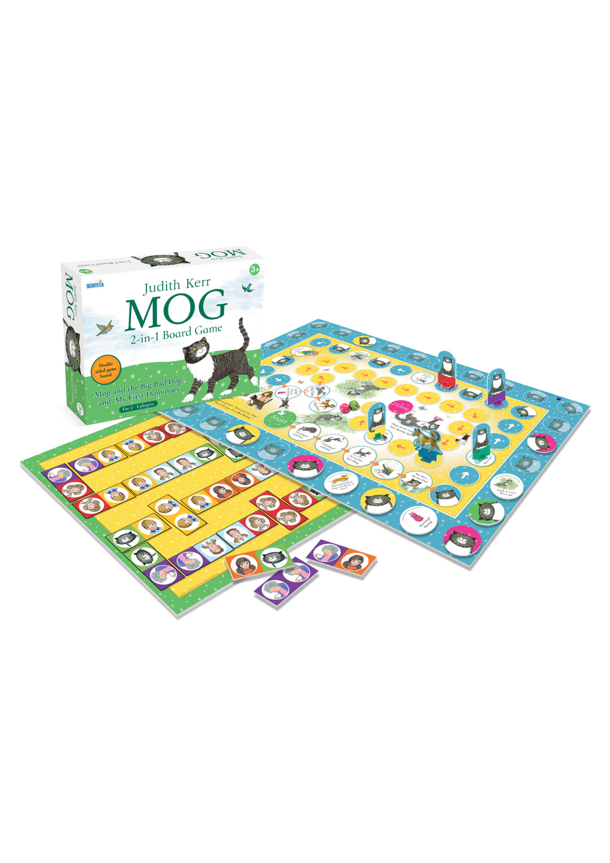 An image of the University Games Mog 2-in-1 Board Game