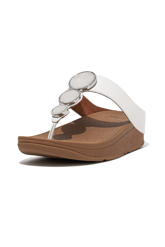 Halo Leather Toe Post Sandals