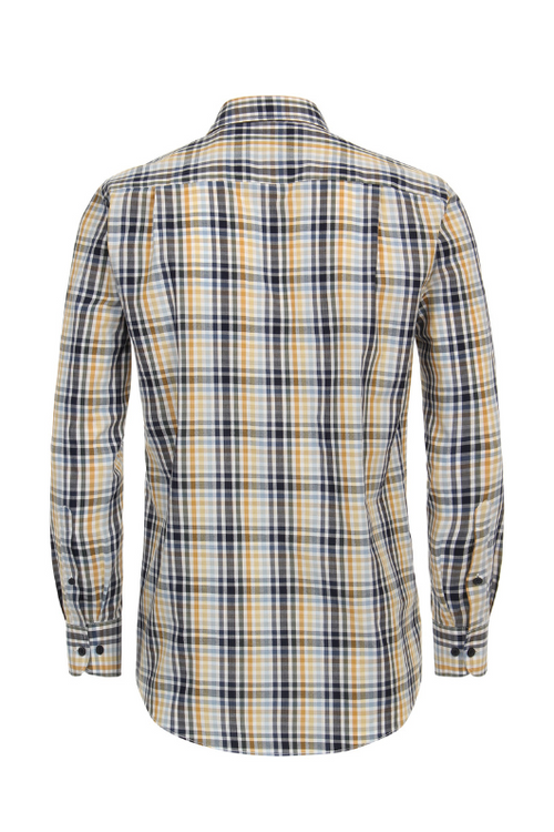 An image of the Casa Moda Long Sleeve Check Shirt