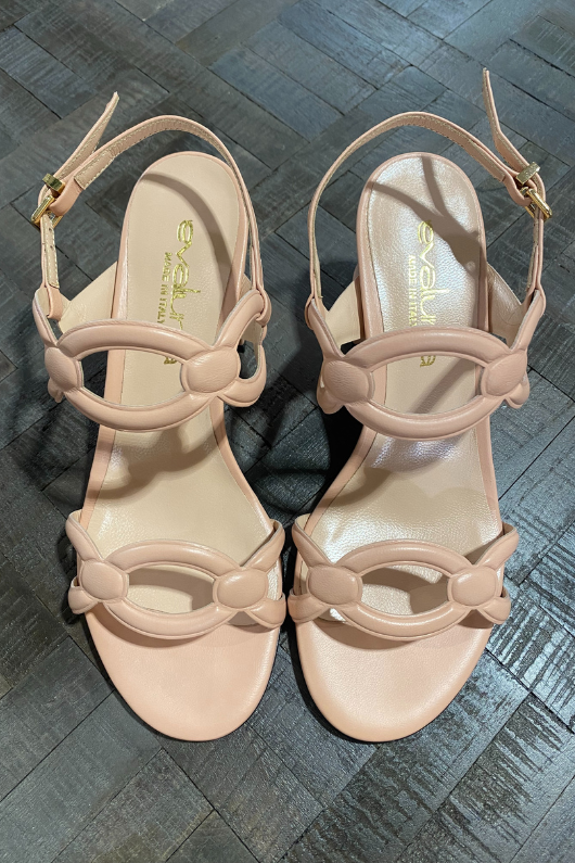 An image of the Evaluna Vania Block-Heeled Sandal