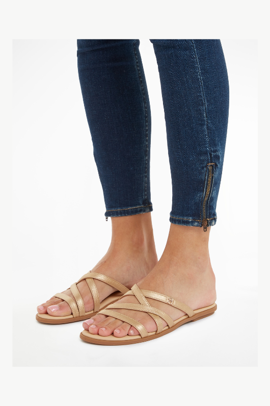 An image of the Tommy Hilfiger Strap Flat Sandal