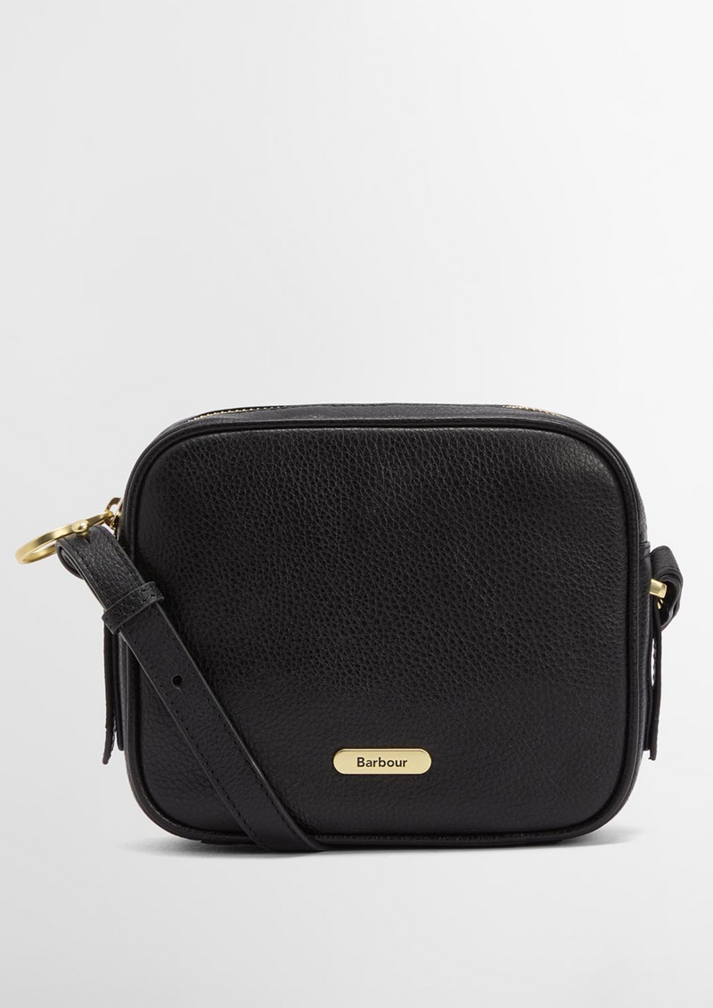 An image of the Barbour Daphne Leather Crossbody Bag