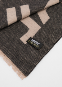An image of the Barbour International Milla Logo Scarf