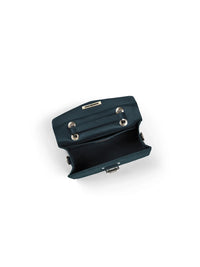 Fairfax & Favor Loxley Mini Cross Body Bag Teal Suede