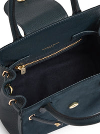 Mini Windsor Handbag Teal Suede