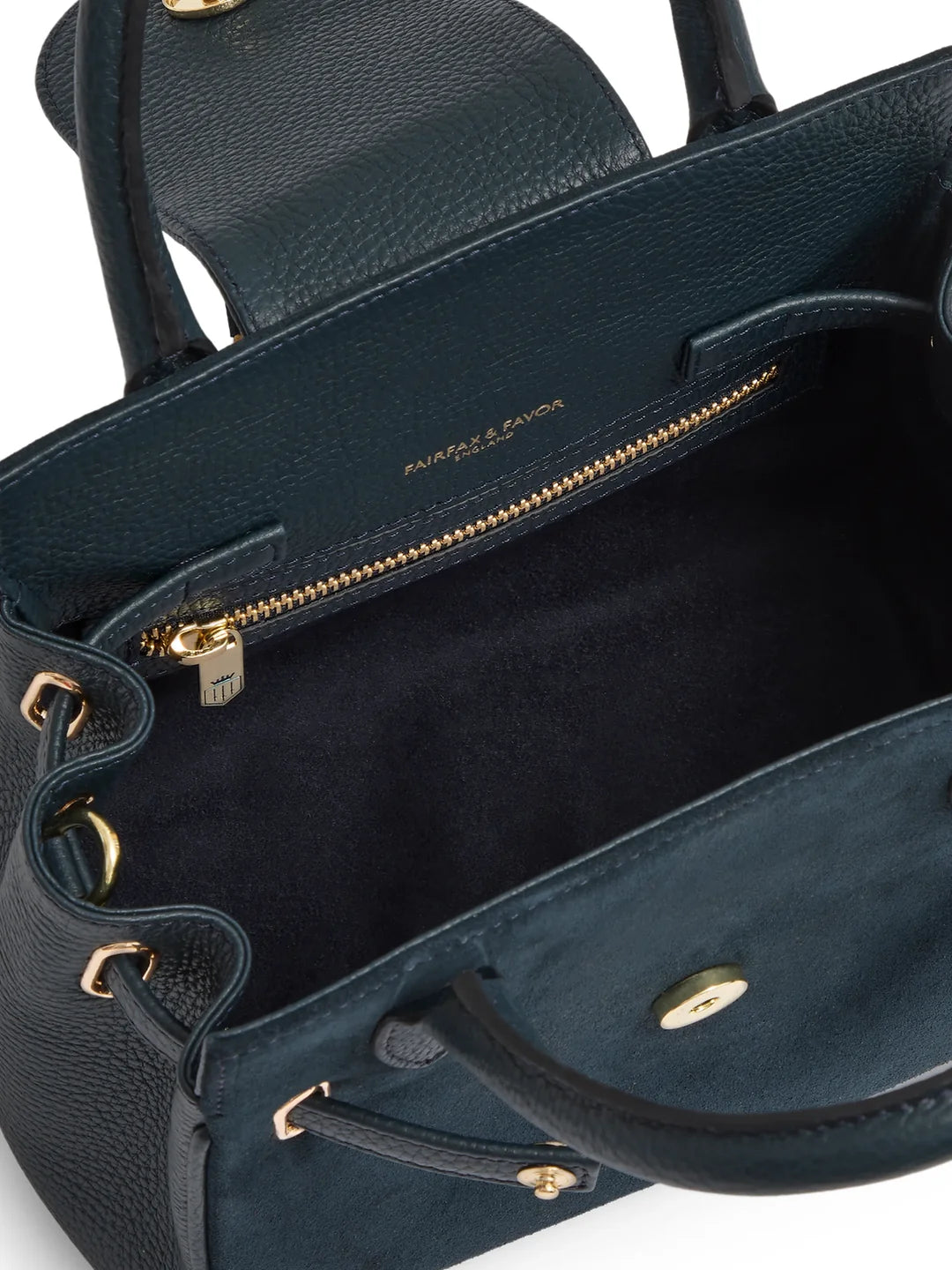 Mini Windsor Handbag Teal Suede