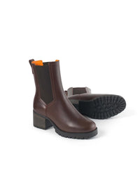 Fairfax & Favor Heeled Boudica Mahogany Leather