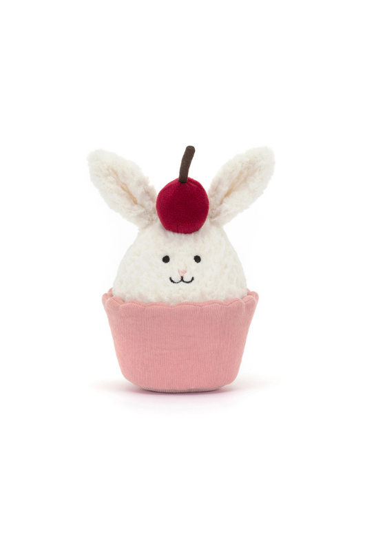 Jellycat Dainty Dessert Bunny Cupcake