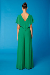 An image of the Carla Ruiz Long Chiffon Jumpsuit
