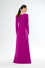 An image of the Carla Ruiz Pleated Keel Dress