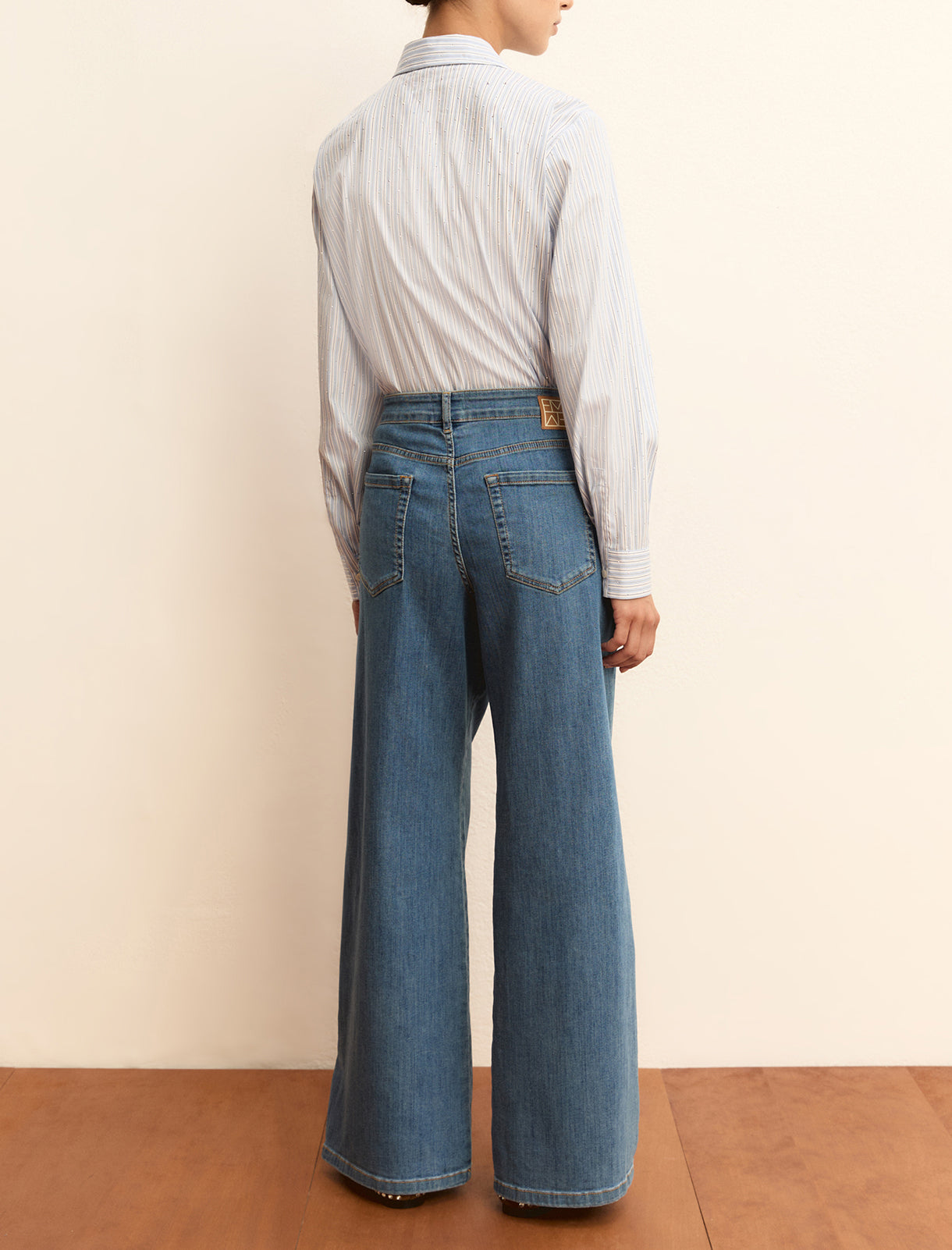 An image of the Emme Disco Denim Trousers