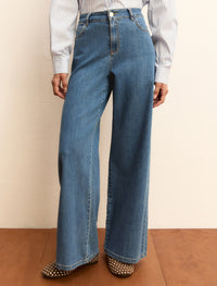 An image of the Emme Disco Denim Trousers