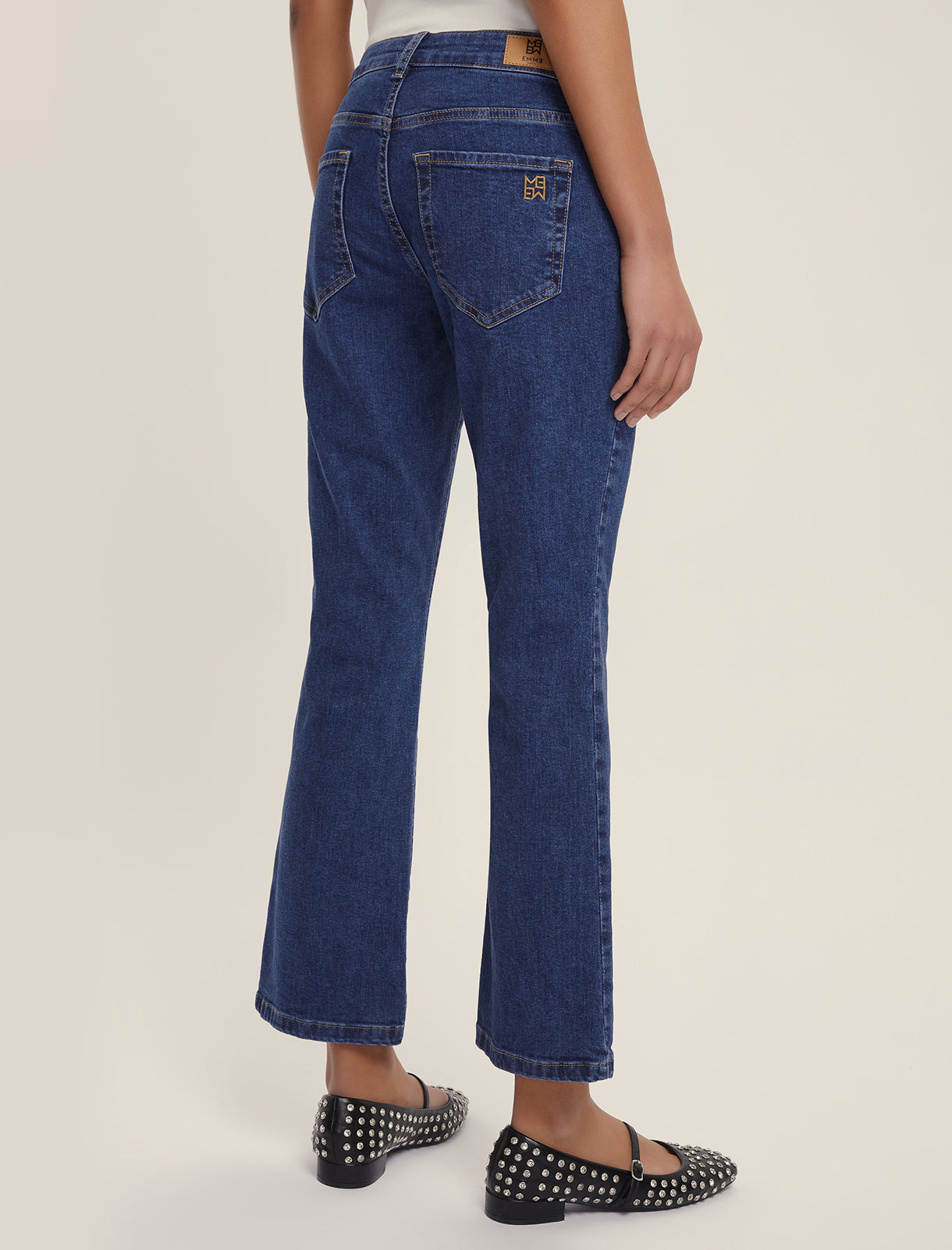 An image of the Emme Ibisco Denim Trousers