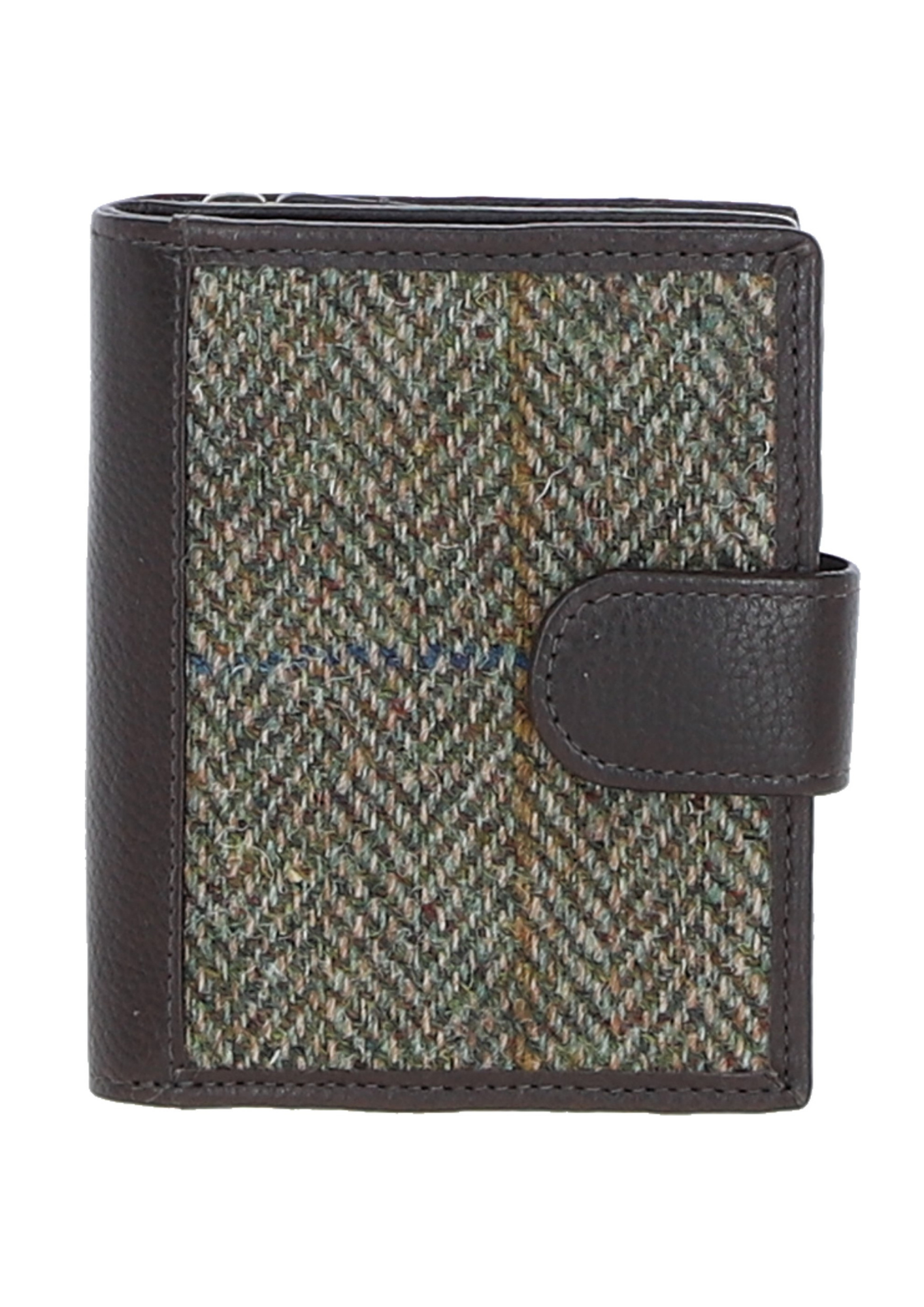 An image of the Ashwood Leather Ashwood Leather x Harris Tweed Three Compartment Wallet