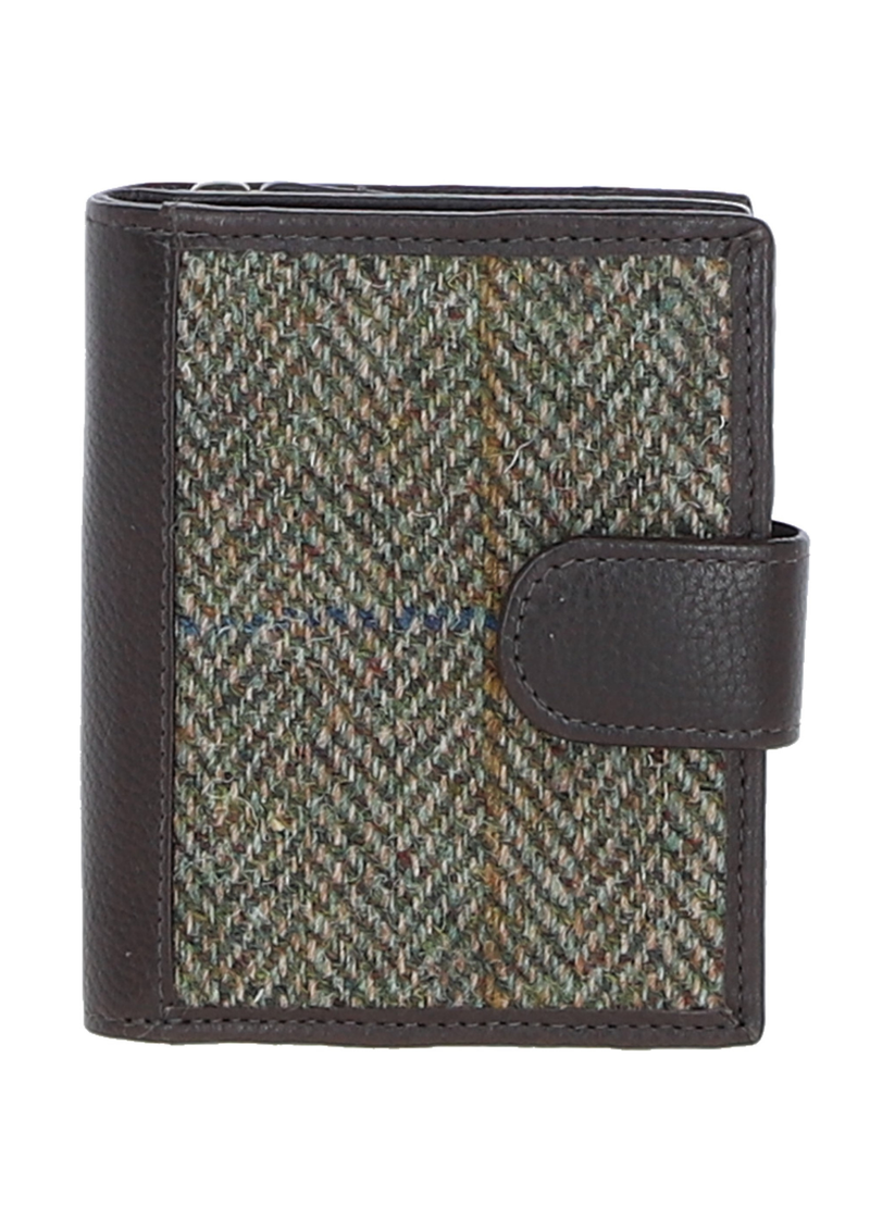 An image of the Ashwood Leather Ashwood Leather x Harris Tweed Three Compartment Wallet