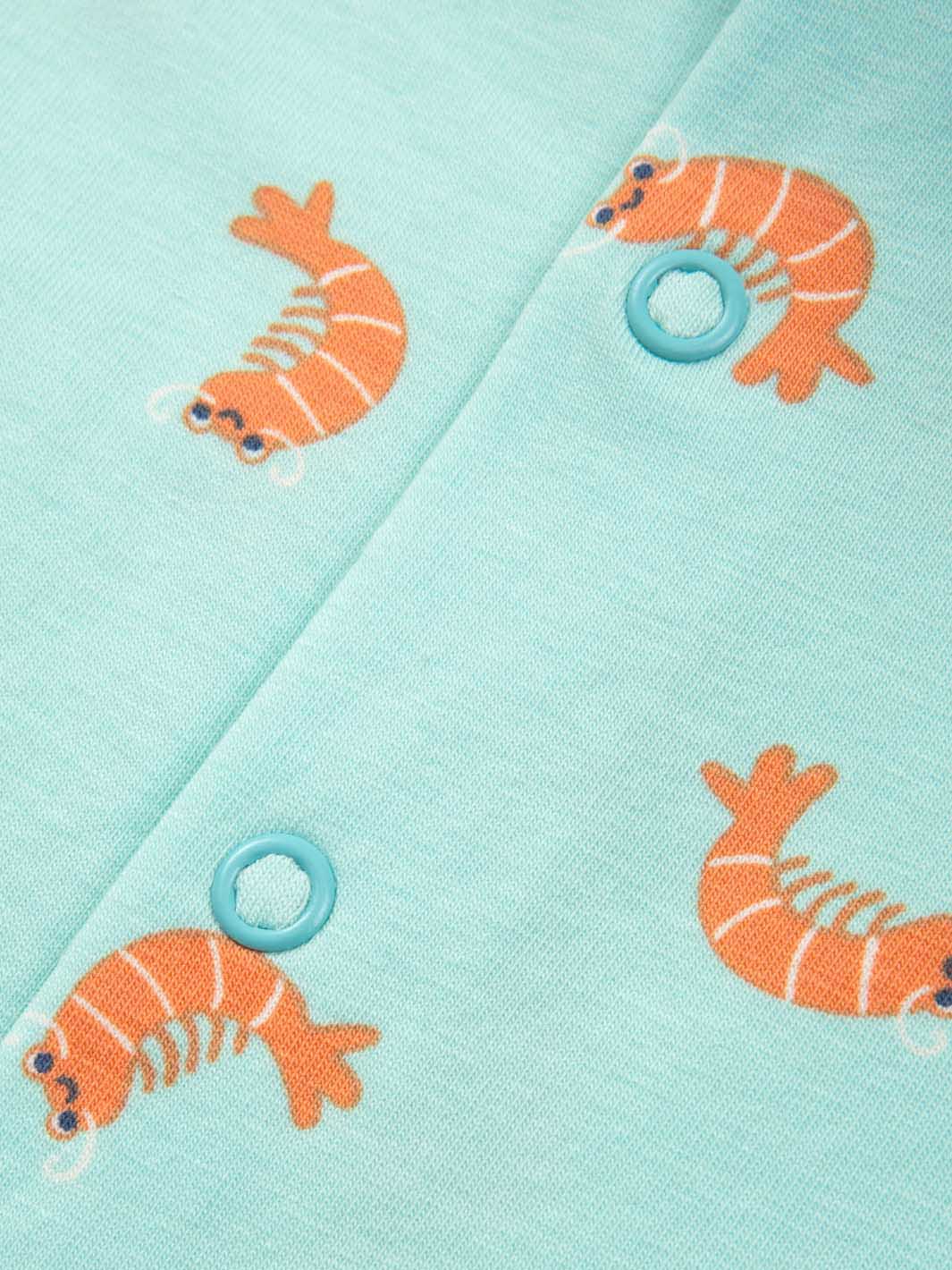 An image of the Kite Little Shrimp Sleepsuit