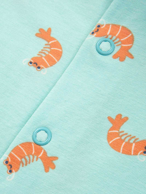 An image of the Kite Little Shrimp Sleepsuit