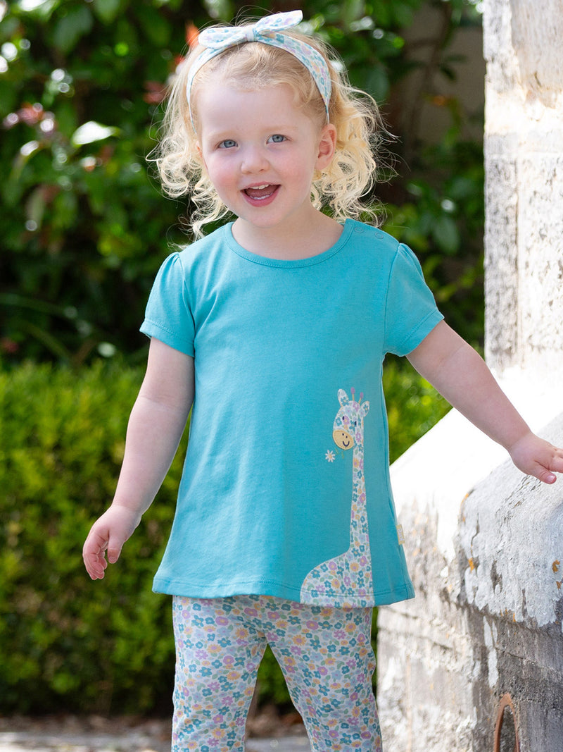 An image of the Kite Hello Giraffe Tunic