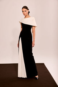 An image of the Carla Ruiz Pleated Keel Dress