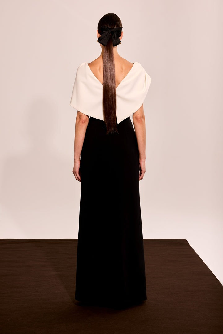 An image of the Carla Ruiz Pleated Keel Dress