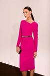 An image of the Carla Ruiz Knotted Midi Dress