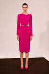 An image of the Carla Ruiz Knotted Midi Dress