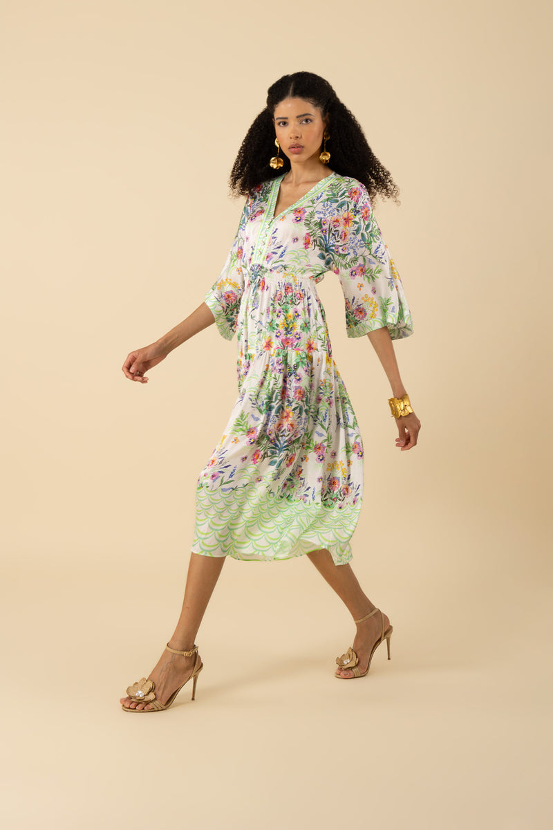 An image of the Hale Bob Zahra Midi Dress