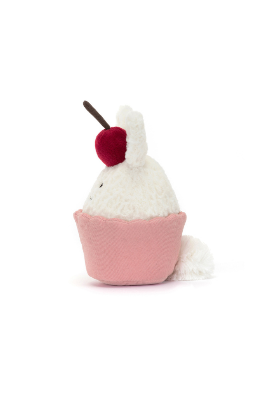 An image of the Jellycat Jellycat Dainty Dessert Bunny Cupcake
