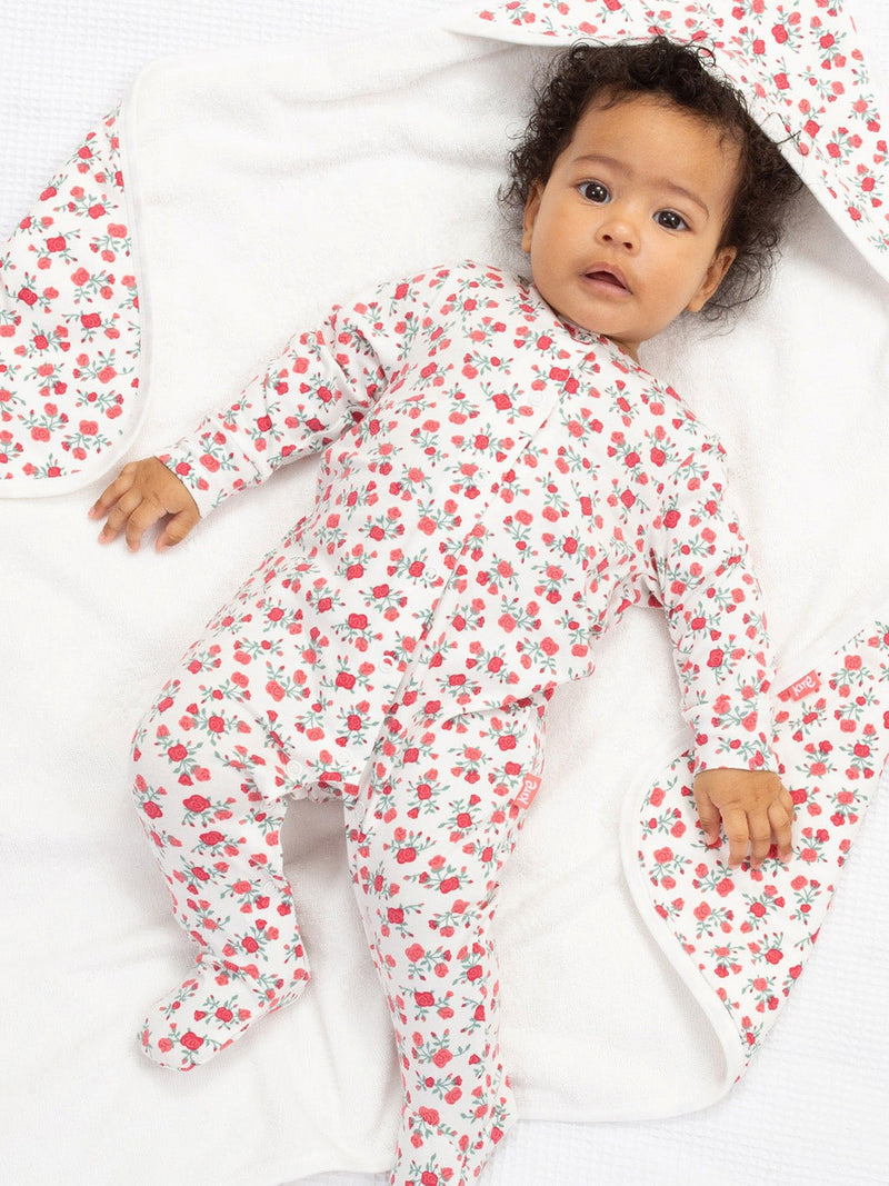 An image of the Kite Rosey Posey Sleepsuit