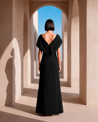 Pleated Mother of the Bride Dress