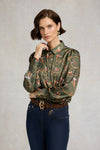 An image of the Holland Cooper Isla Satin Shirt