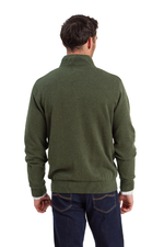 An image of the Schoffel Lewis Lambswool 1/4 Zip Jumper
