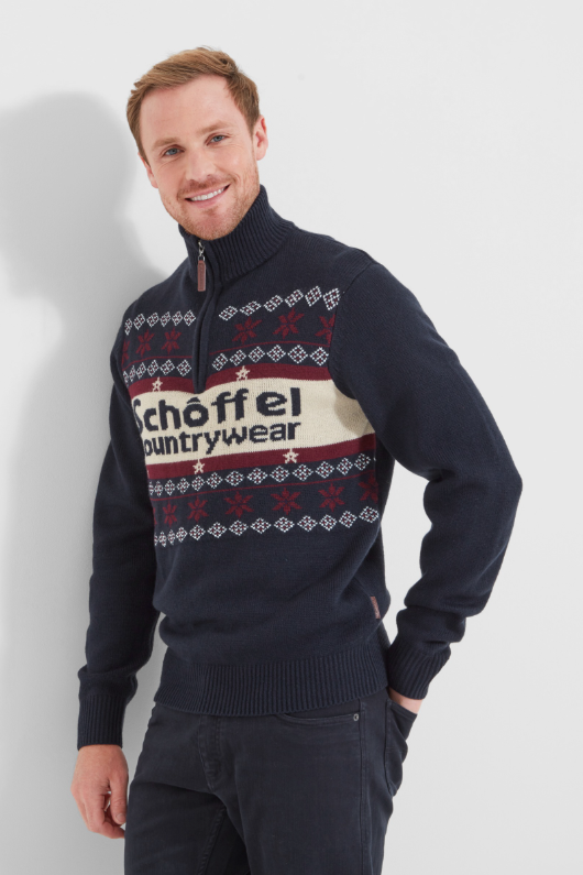 An image of the Schoffel Christmas Jumper