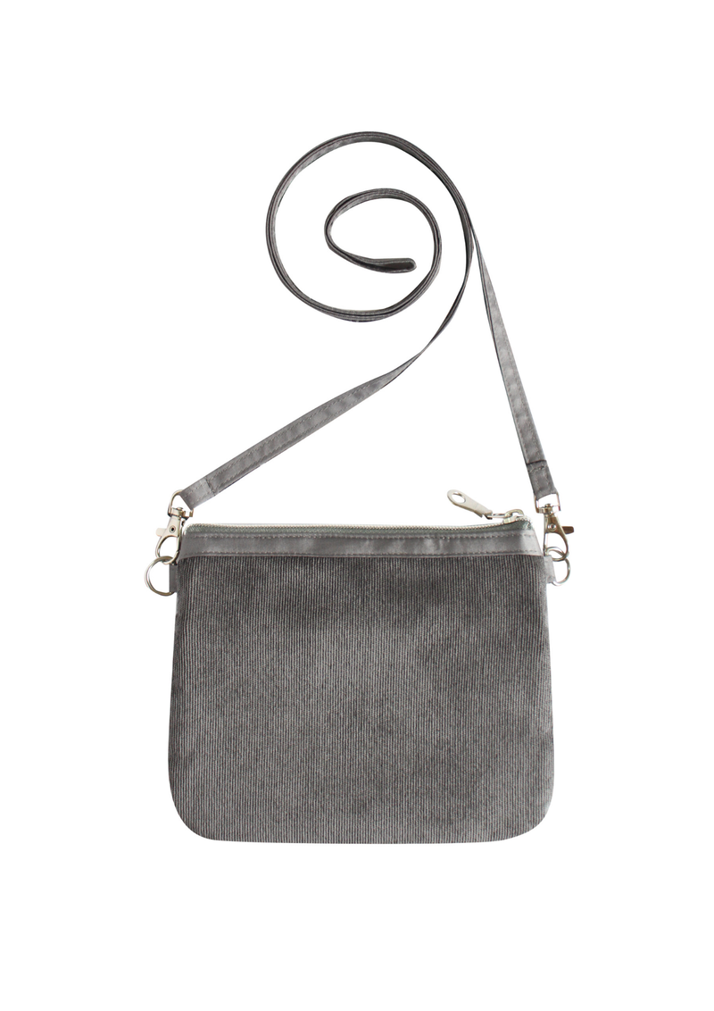 An image of the Earthsquared Tweed 3 Zip Pouch Bag