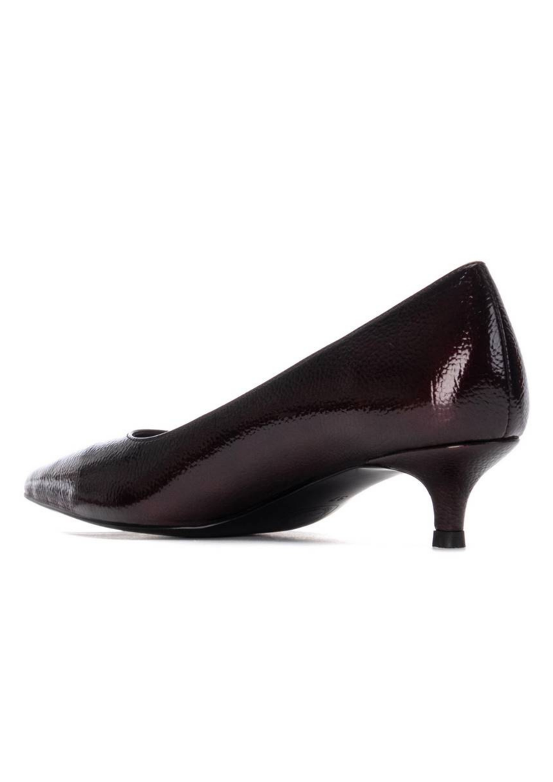 An image of the Xti Leather Mid Heel Court Shoes